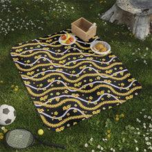Load image into Gallery viewer, Picnic Blanket (Black Puakenikeni)