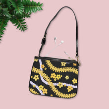 Load image into Gallery viewer, Small Shoulder Bag (Black Puakenikeni)