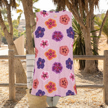 Load image into Gallery viewer, Pink Cheetah Hibiscus Comfy Dress