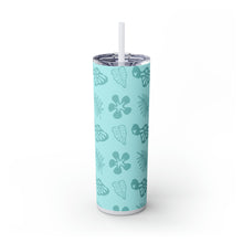 Load image into Gallery viewer, Tumbler with Straw, 20oz (Sarcreate Blue)