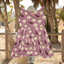 Load image into Gallery viewer, Maui Gingham in Burgundy Skater Dress