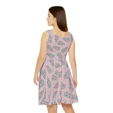 Load image into Gallery viewer, Pink Cone Skater Dress