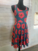 Load image into Gallery viewer, Teal Hau Skater Dress