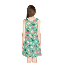 Load image into Gallery viewer, Keiki Maui Gingham in teal dress
