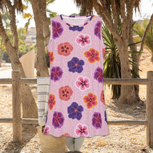 Load image into Gallery viewer, Pink Cheetah Hibiscus Comfy Dress
