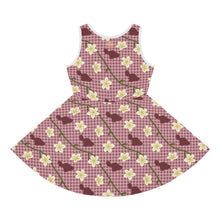 Load image into Gallery viewer, Copy of Keiki pink Cheetah Hibiscus dress
